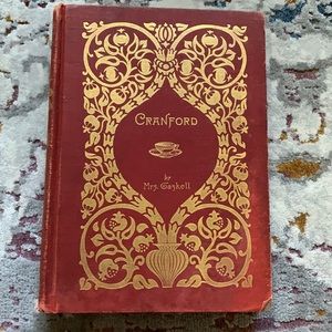 Antique book, “Cranford,” by Mrs. Gaskell, 1891